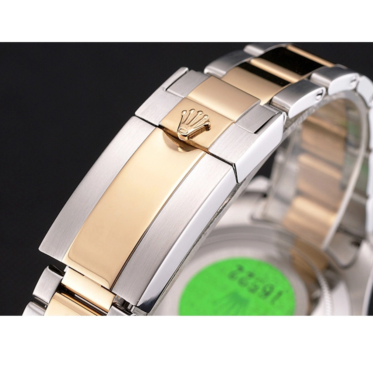 AAA Replica Watches Bezel Case Rolex Two Yacht-Master Dial Stainless Bracelet Gold White Tone Steel 0708